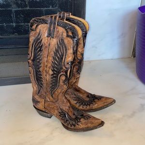 Old gringo cow boy boots